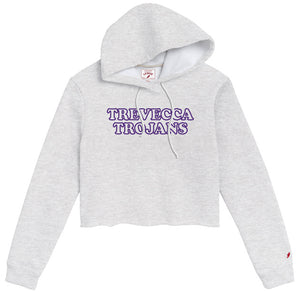 1636 Ladies Cropped Hood | Ash