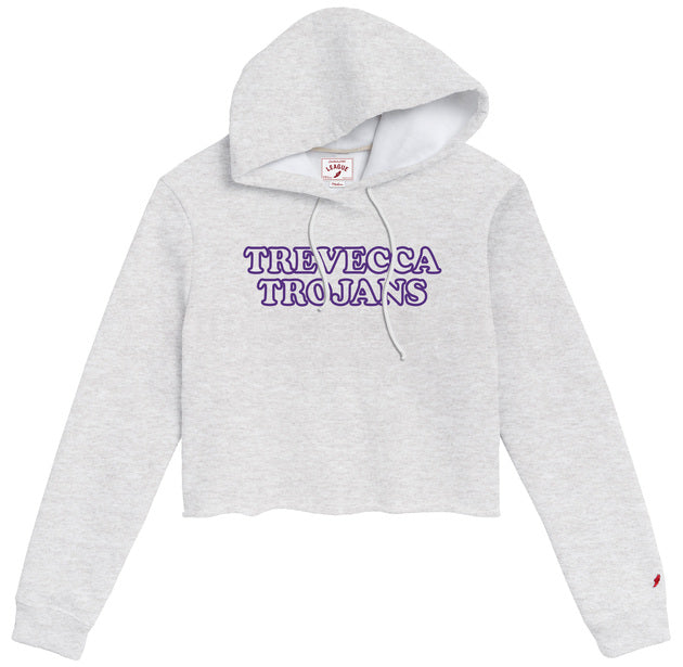 1636 Ladies Cropped Hood | Ash