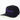 5-Panel Adjustable Hat | Black With Purple Rope