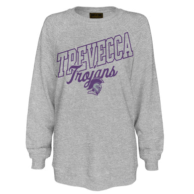 Ladies French Terry Crew | Grey Heather