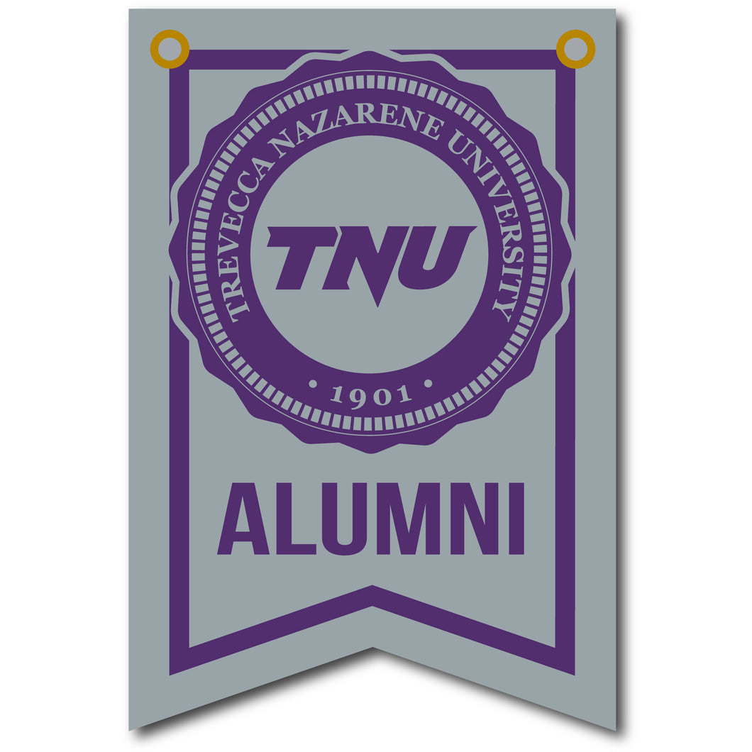 12 X 18 Dovetail Seal Banner| Purple