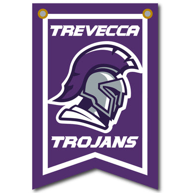 12 X 18 Dovetail Athletic Banner| Purple