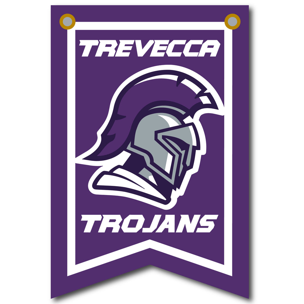 12 X 18 Dovetail Athletic Banner| Purple