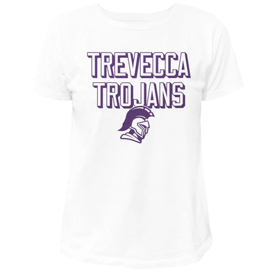 Ladies Vintage Washed Cotton Tee | White