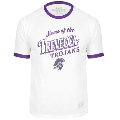 Classic Cotton Ringer Tee | White