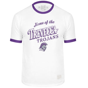 Classic Cotton Ringer Tee | White