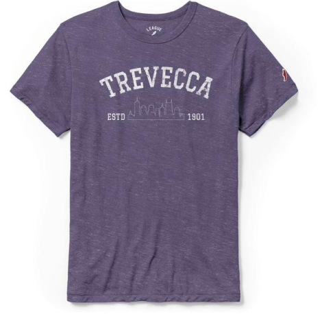 FA22 Youth Victory Falls Tee by League, Heather Purple